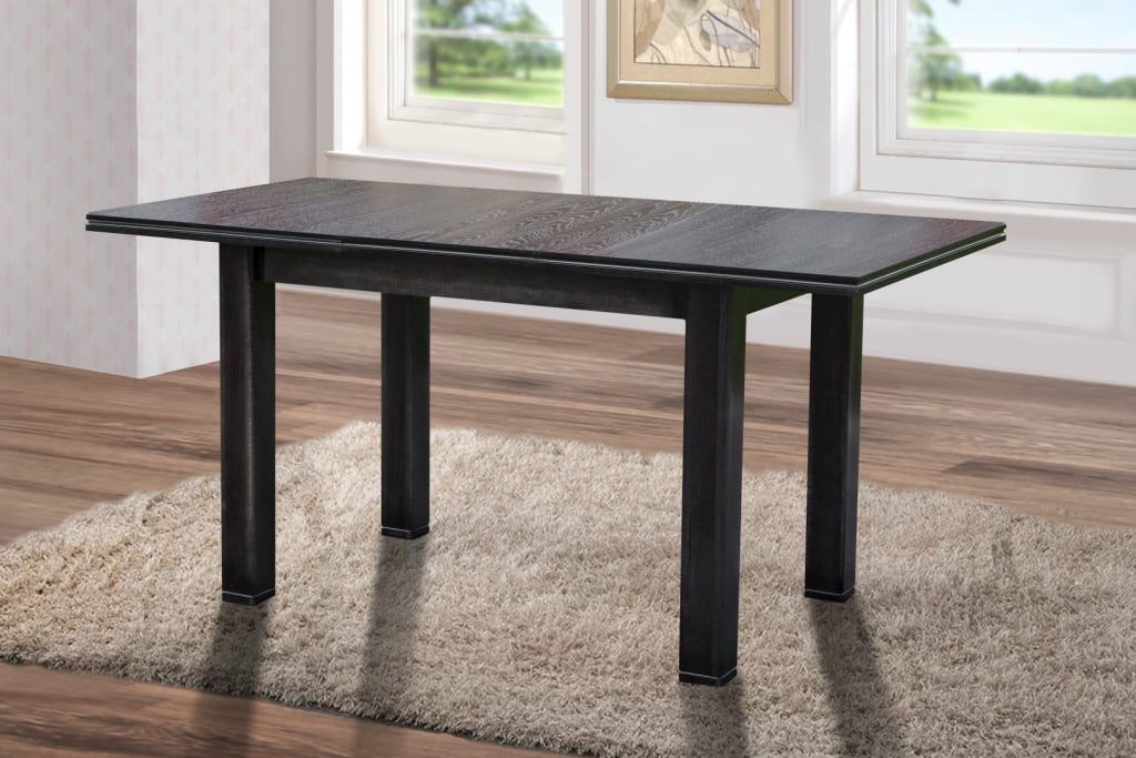 Стол обеденный прямоугольный раскладной Мікс Меблі Петрос 80х120 см Темный орех Стол обеденный прямоугольный раскладной Мікс Меблі Петрос 80х120 см Темный орех