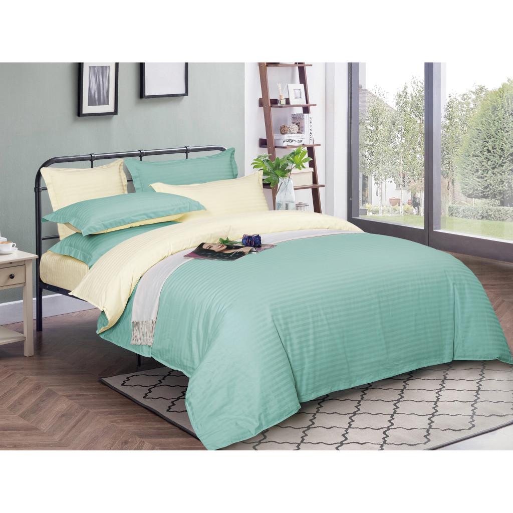 Комплект постельного белья MirSon 30-0014+30-0002 Fleshly satin-stripe 110х140 см (2200005246986)