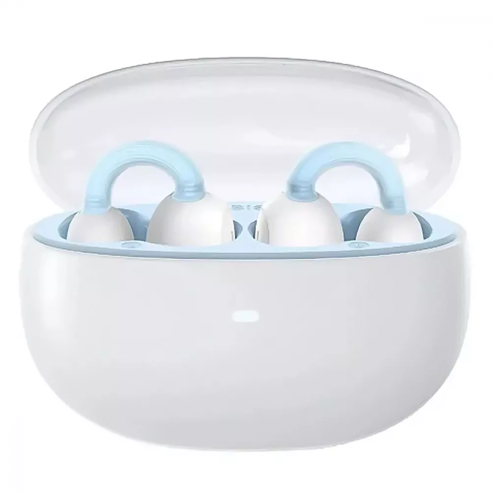 БеспроводныеНаушники открыты Baseus AirGo 1 Ring Open-Ear Bluetooth 5.3 TWS с кейсом и микрофоном White (A00069201223-00)