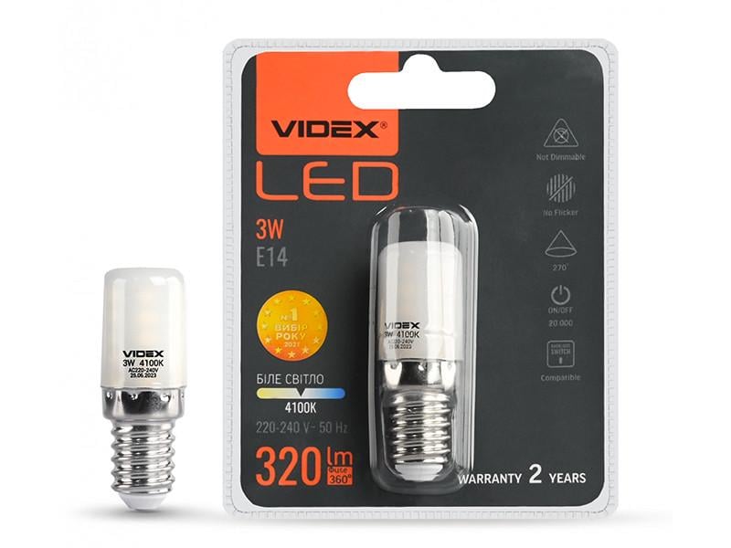 Світлодіодна лампа Videx ST25e 3W E14 4100K 220 V (VL-ST25e-03144) Світлодіодна лампа Videx ST25e 3W E14 4100K 220 V (VL-ST25e-03144)
