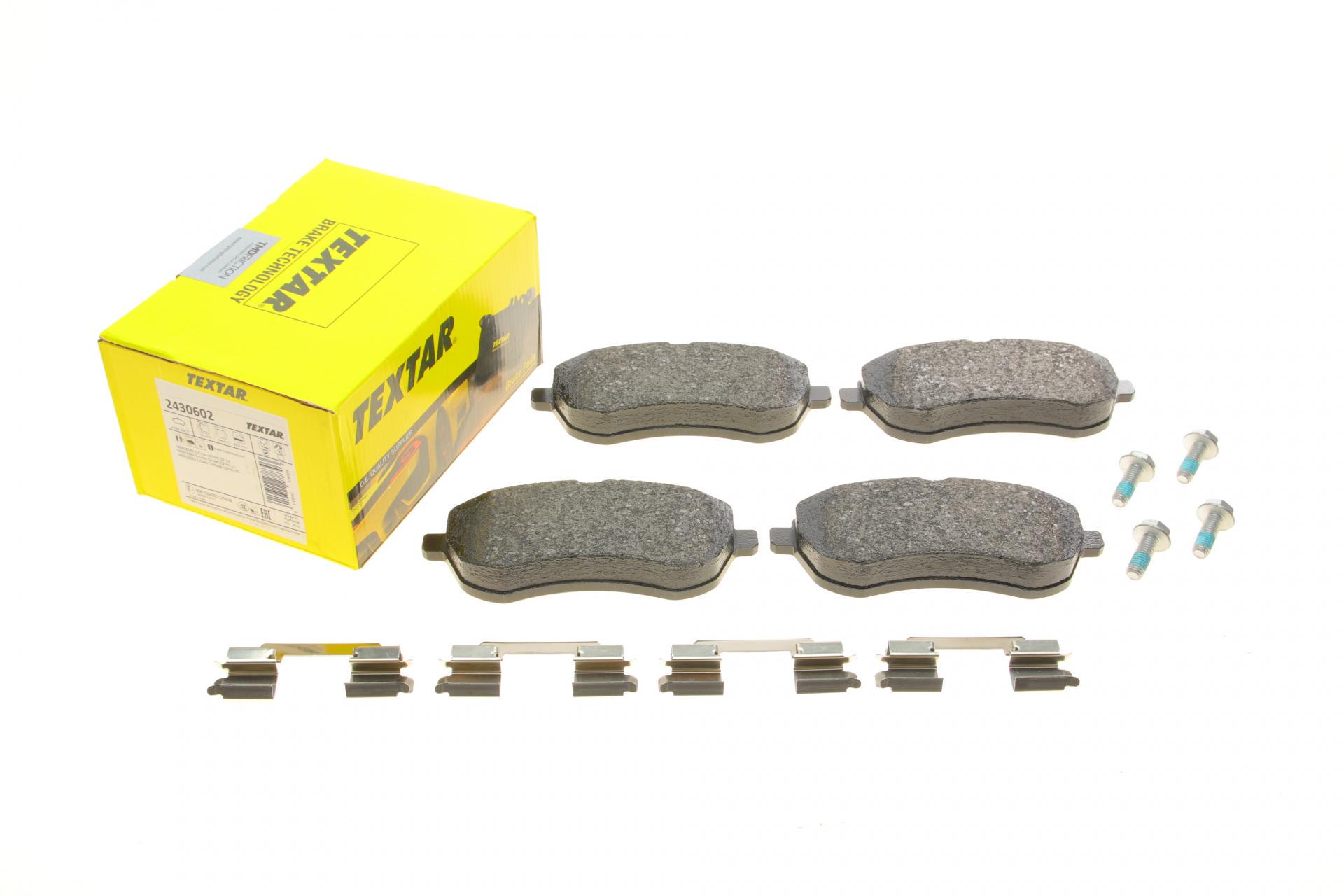 Колодки тормозные передние TEXTAR MB C-class S204/W204 07- Lucas Q+ (2430602 TEXTAR)