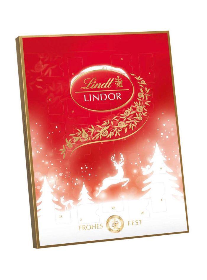 Адвент календарь LINDT Lindor с премиальным шоколадом 290 г