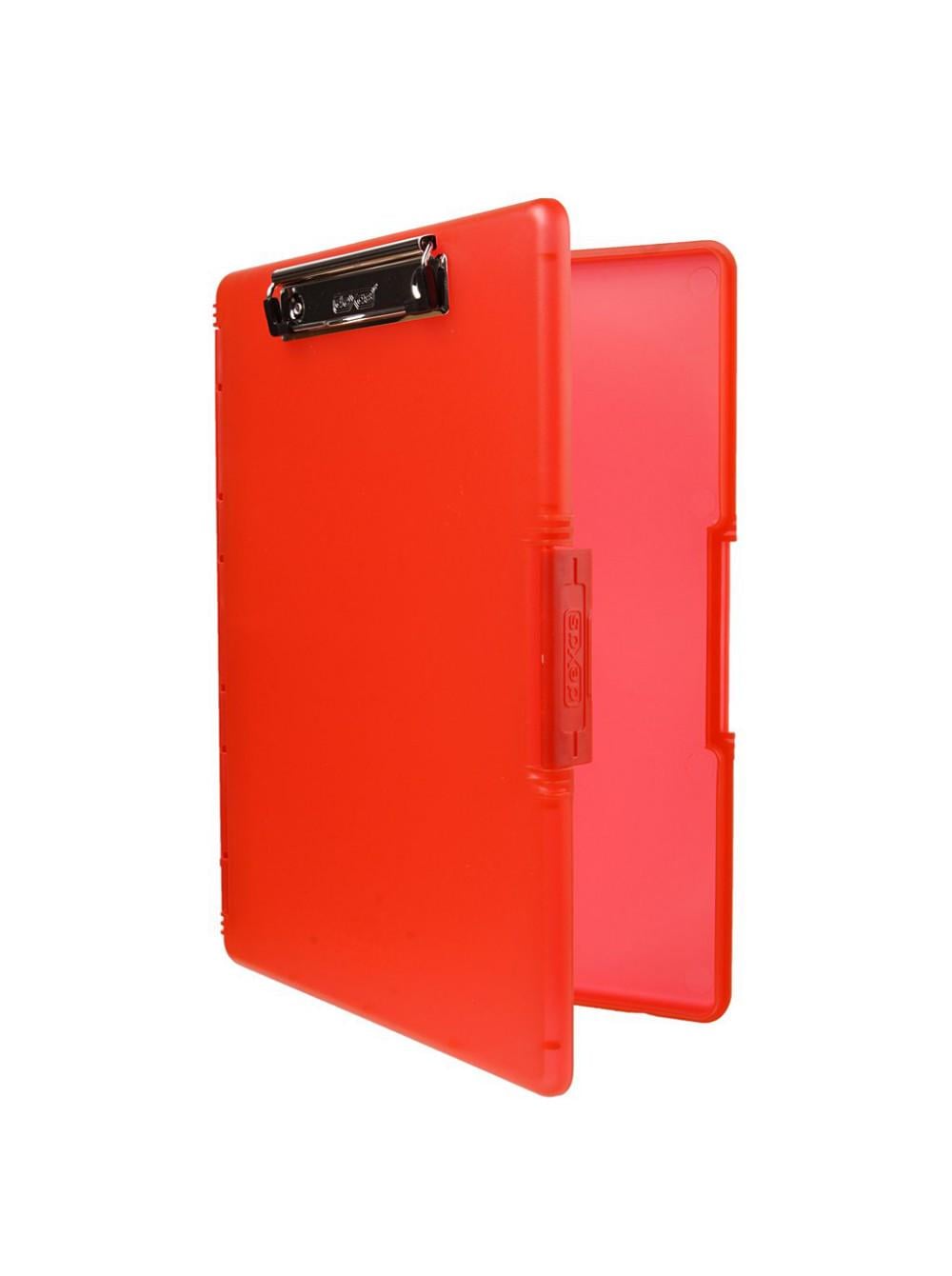 Папка-планшет Dexas Слимкейс-2 с клипсой A4 Красный