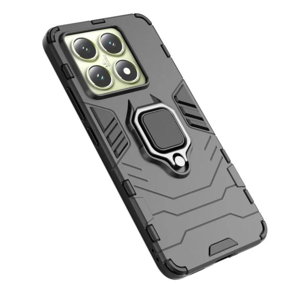 Чохол бампер Primolux Ring Armor для Xiaomi 14T 5G - Black - фото 3
