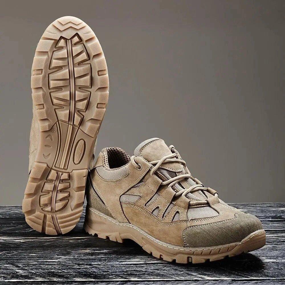 Кроссовки мужские кожаные демисезонные Ягуар р. 42 27,5 см Коричневый (784779151) - фото 2