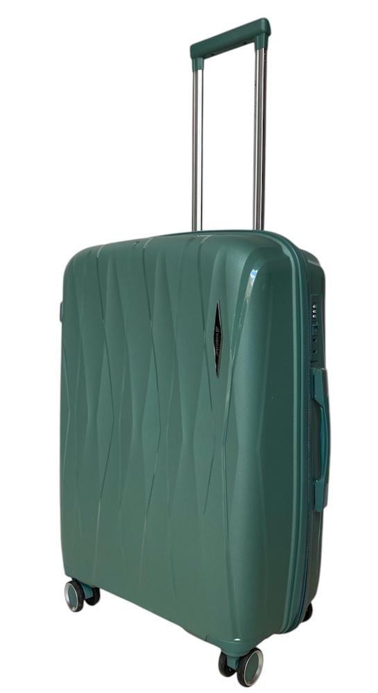 Чемодан средний Madisson Snowball 51103 полипропилен M Бирюзовый - фото 5