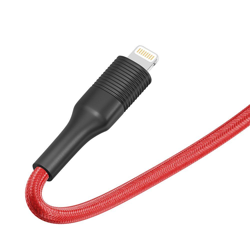 Кабель Ridea RC-M132 Fila 12 W USB to Lightning Червоний (209-00171) - фото 4