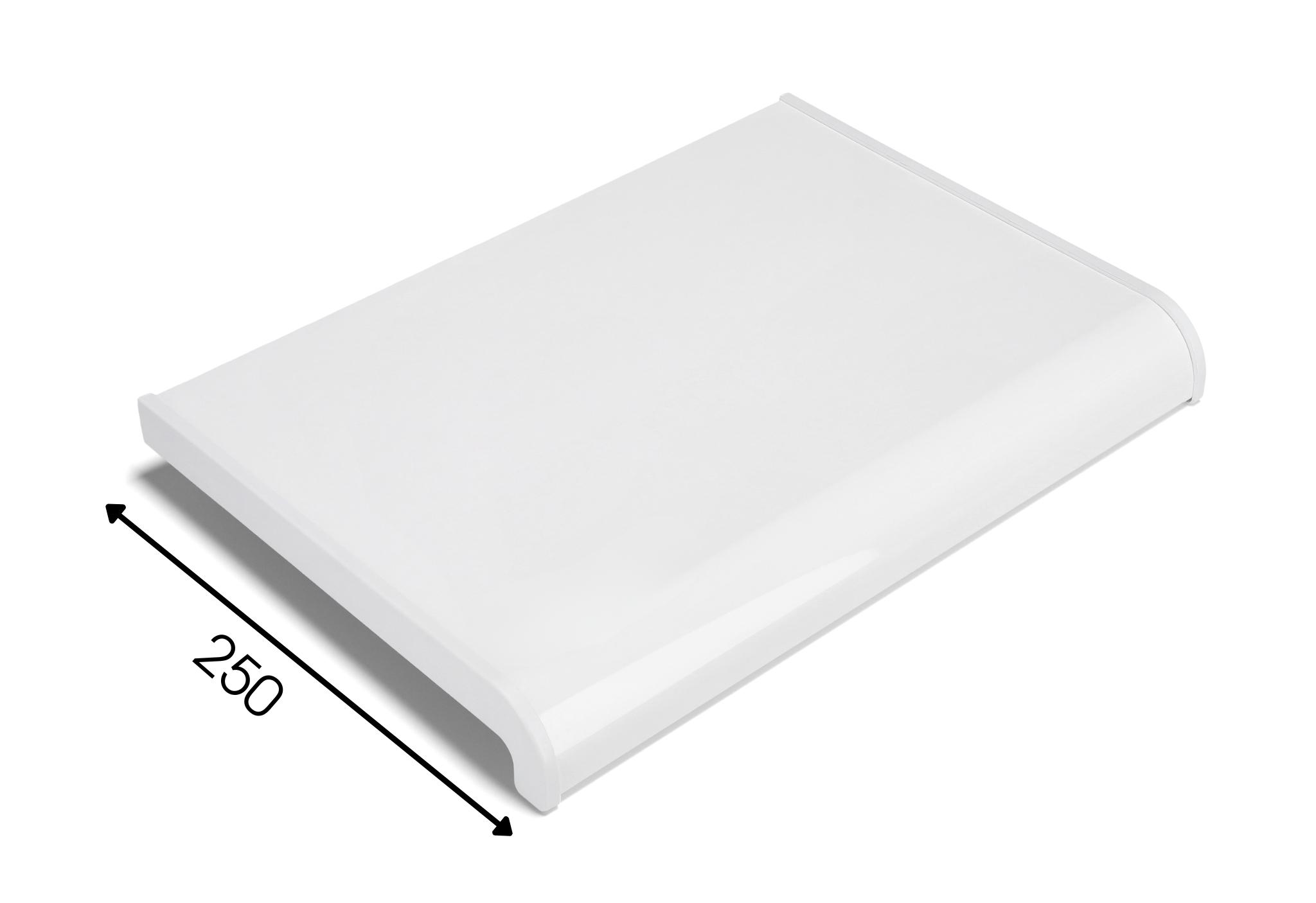 Подоконник SIMBUD 250 мм 1 пог. м Белый глянец (578456) - фото 2 Подоконник SIMBUD 250 мм 1 пог. м Белый глянец (578456) - фото 2