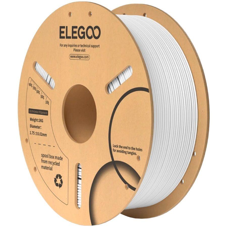 Филамент ELEGOO PLA 1 кг 1,75 мм из RFID Белый (50.203.0039)