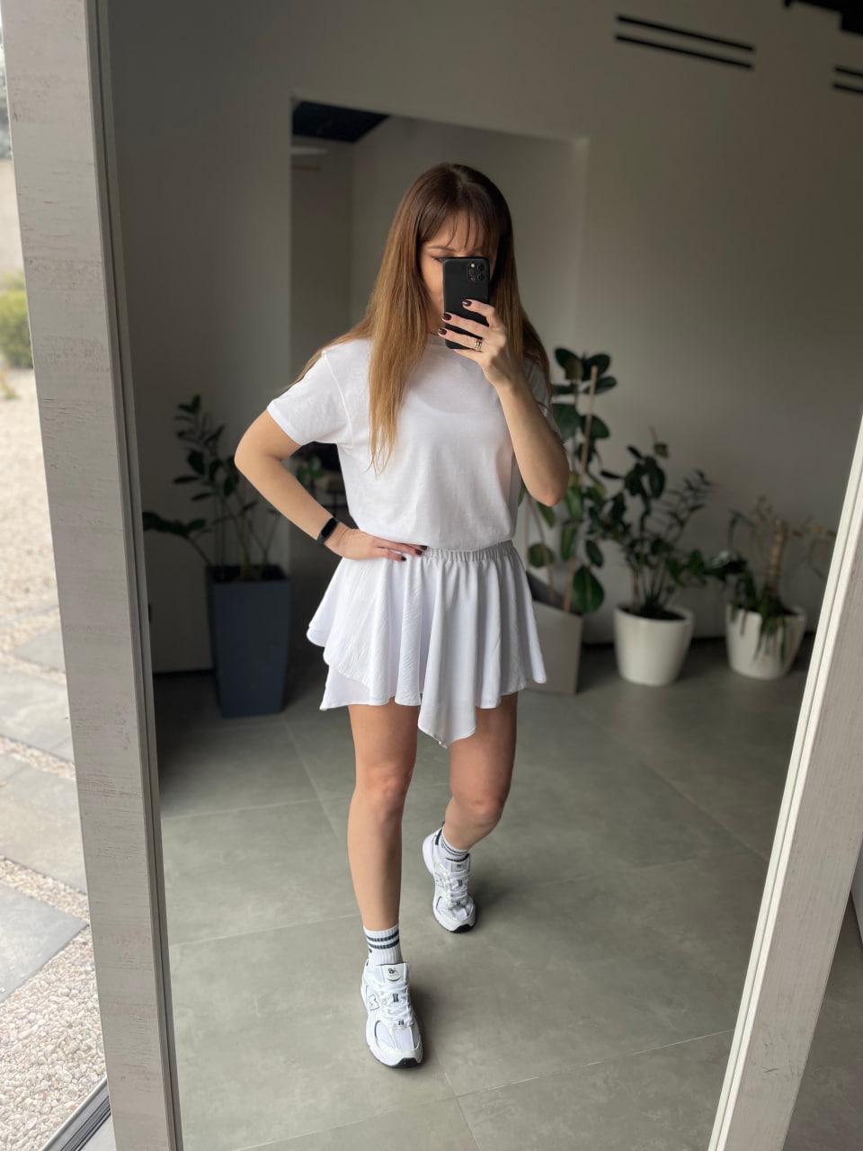 Футболка оверсайз унисекс XL Белый (2572675791)