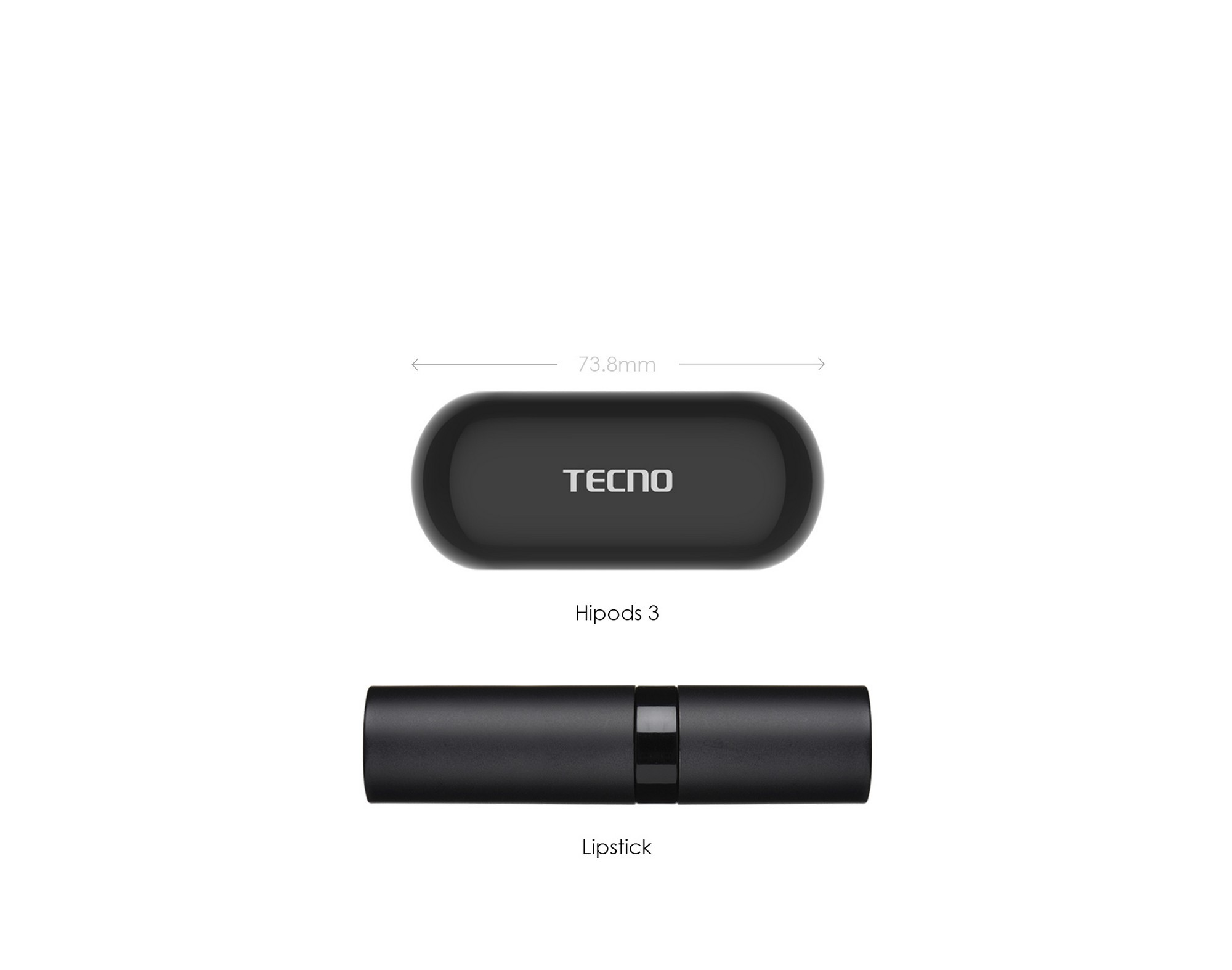 Навушники бездротові вакуумні TECNO Hipods H3 Bluetooth з мікрофоном в кейсі Чорний (4895180768019) - фото 16 Навушники бездротові вакуумні TECNO Hipods H3 Bluetooth з мікрофоном в кейсі Чорний (4895180768019) - фото 16