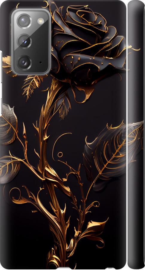 Чехол на Samsung Galaxy Note 20 Роза 3 (5552m-2036-42517)