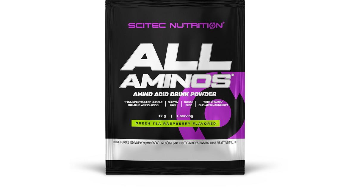 Аминокомплекс Scitec Nutrition All Aminos green tea raspberry 17 г (00000035705) - фото 1