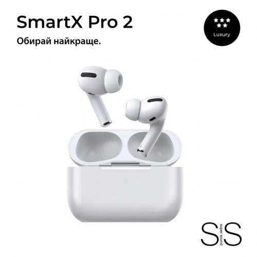 Навушники SmartX Pro 2 Luxury вакуумні Bluetooth Білий (SAP2L) - фото 4