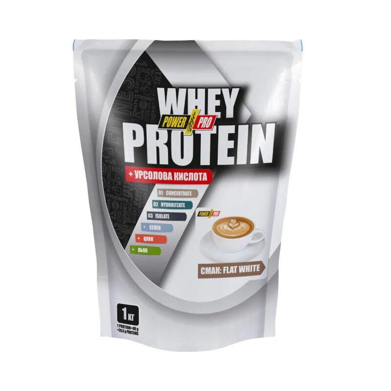 Протеин Power Pro Whey Protein 1 кг Флэт уайт