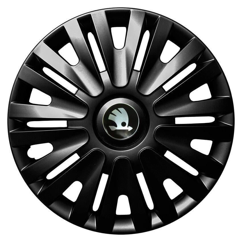 Комплект колпаков JAWOPLAST Alpha R16 для Skoda 4 шт. Black (28434923) - фото 1 Комплект колпаков JAWOPLAST Alpha R16 для Skoda 4 шт. Black (28434923) - фото 1