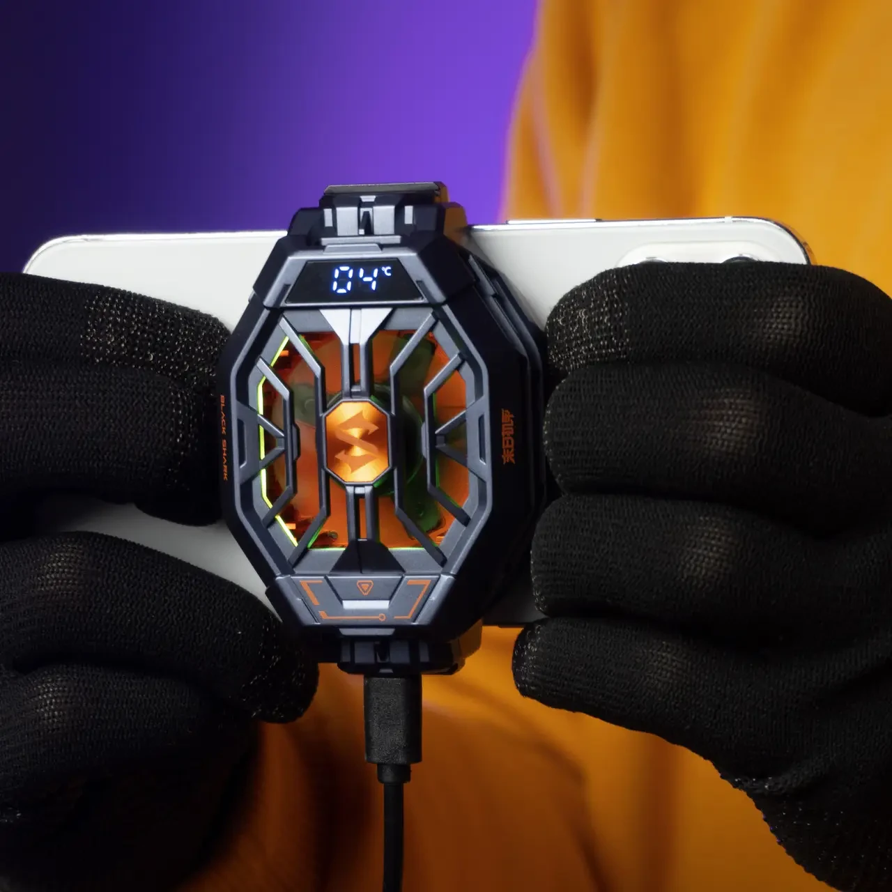 Комплект игровой Триггеры JS-68 с макросом/кулер Black Shark Funcooler Pro 2 BR30-BS/напальчники Sarafox V1 (01-00-00-10) - фото 2