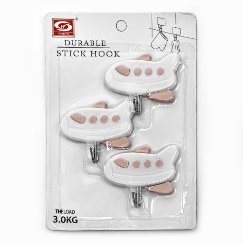 Гачки декоративні самоклеючі 3 шт. (30935)