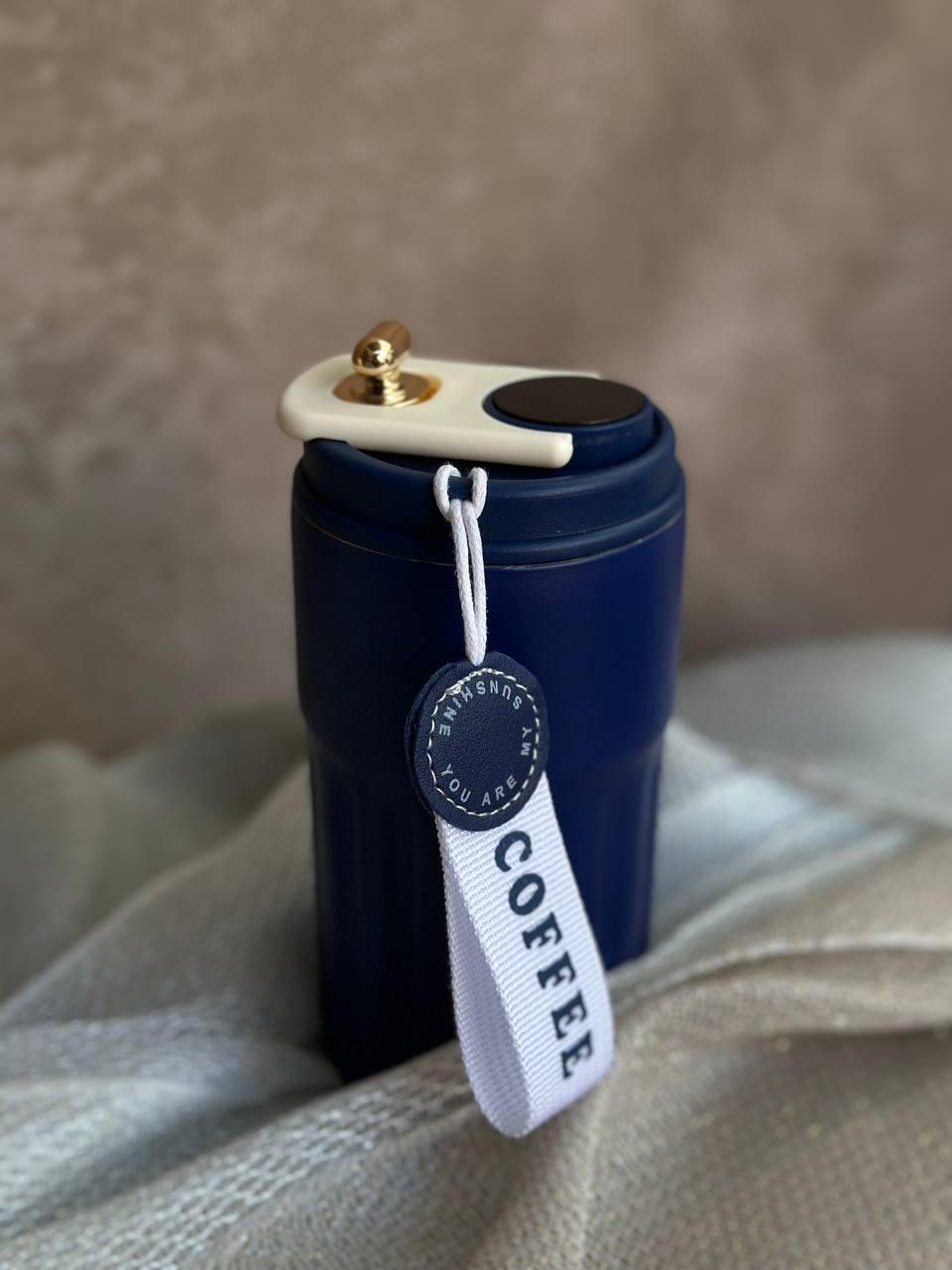 Термочашка Panalisa Perfect Cup с датчиком температуры 450 мл Синий (20127520)