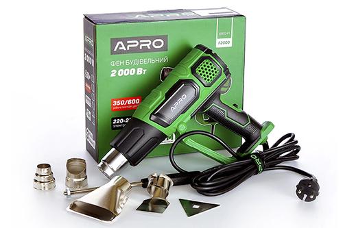 ᐉ Фен строительный Apro F2000 • Купить в Киеве, Украине • Лучшая цена в ...