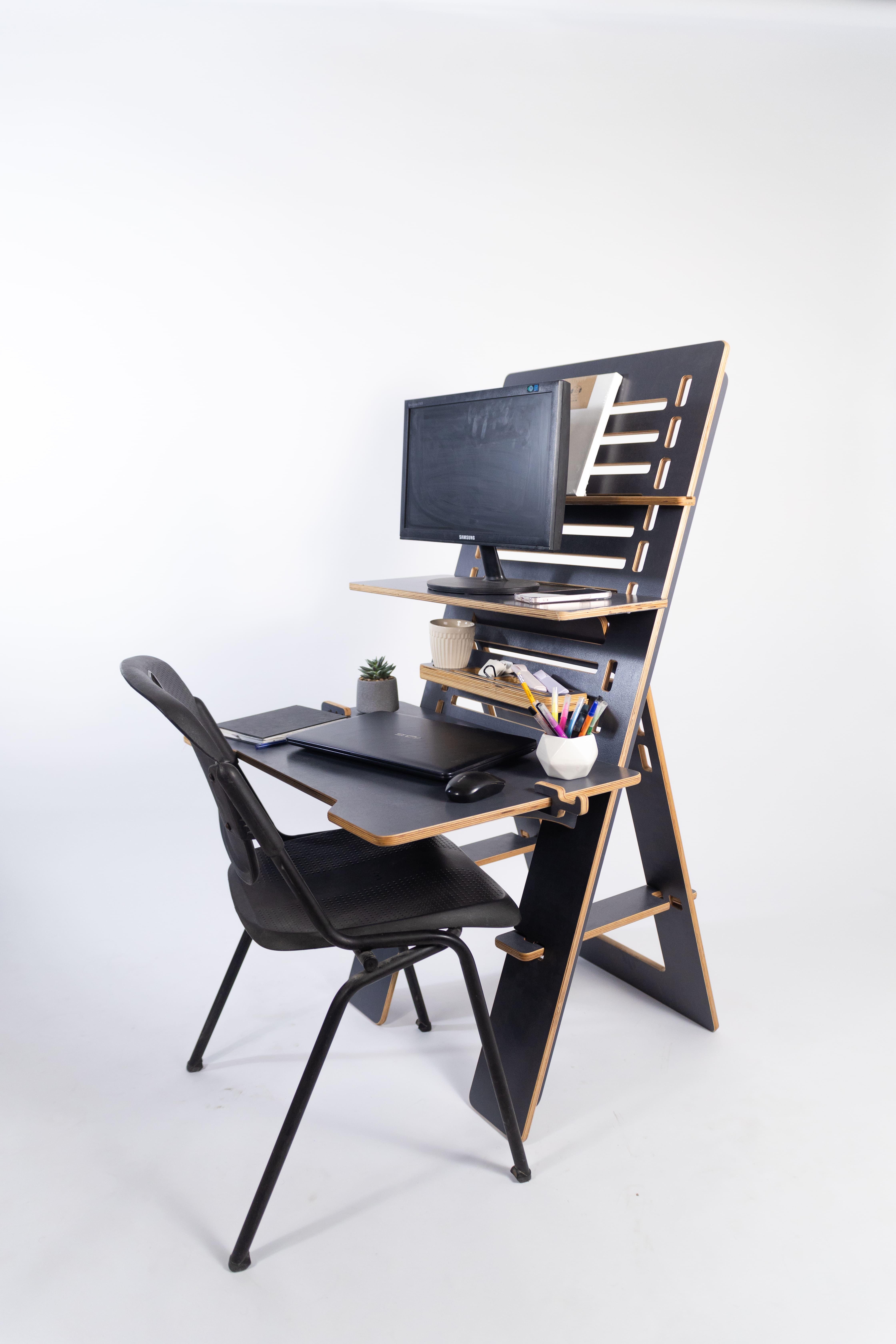 Стіл для роботи стоячи та сидячи Otaman Desk Artist з покриттям Гранітний - фото 4 Стіл для роботи стоячи та сидячи Otaman Desk Artist з покриттям Гранітний - фото 4