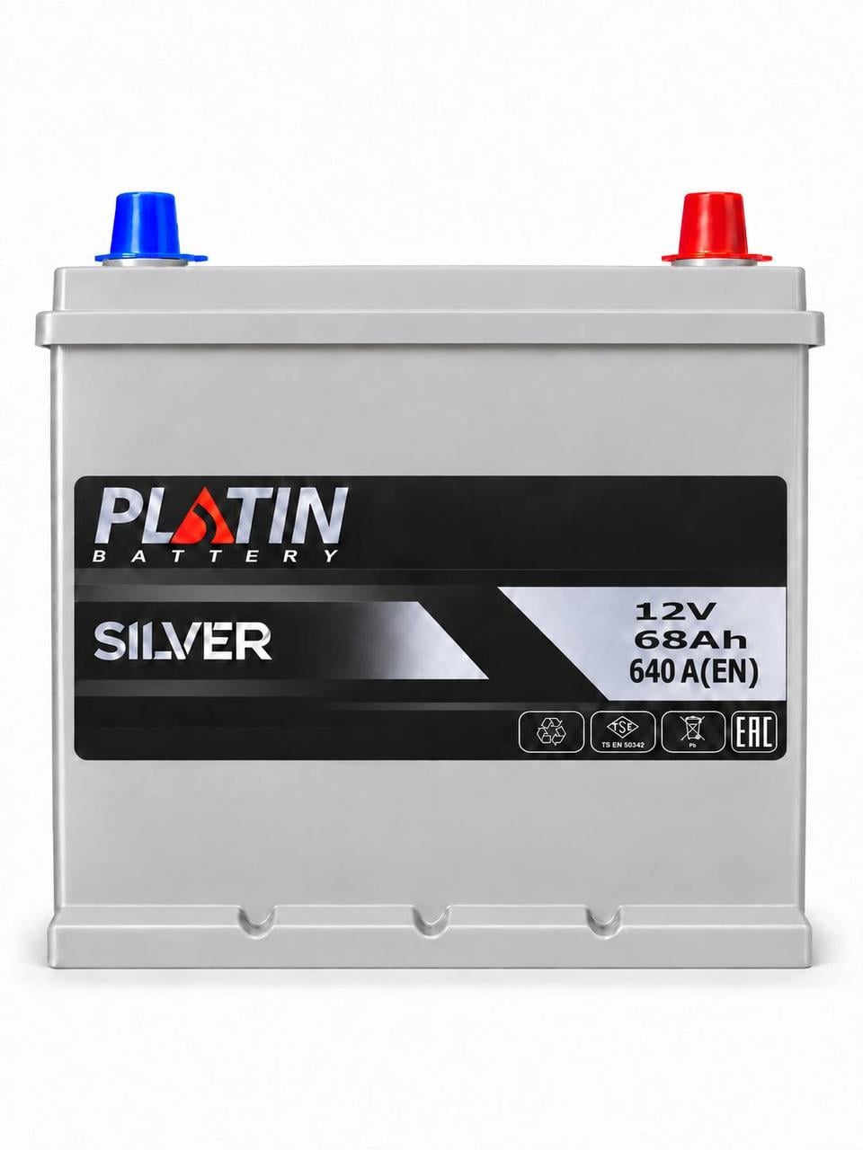 Акумулятор автомобільний Platin Silver Asia 68 Ah 640A R+ 12V (3213300712) Акумулятор автомобільний Platin Silver Asia 68 Ah 640A R+ 12V (3213300712)