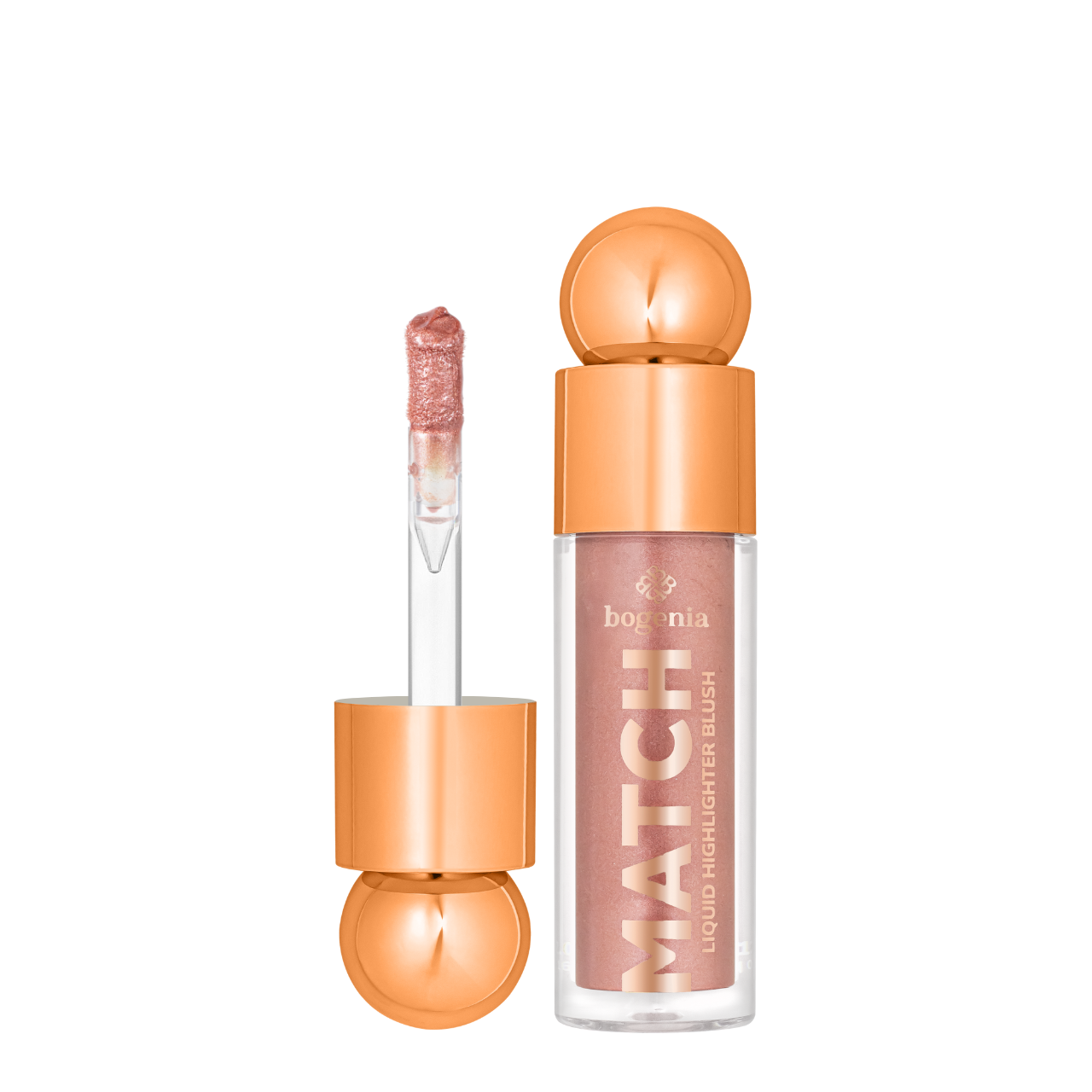 Румяна для лица жидкие Bogenia Liquid Highlighter Blush BG635 001 Терракотовый