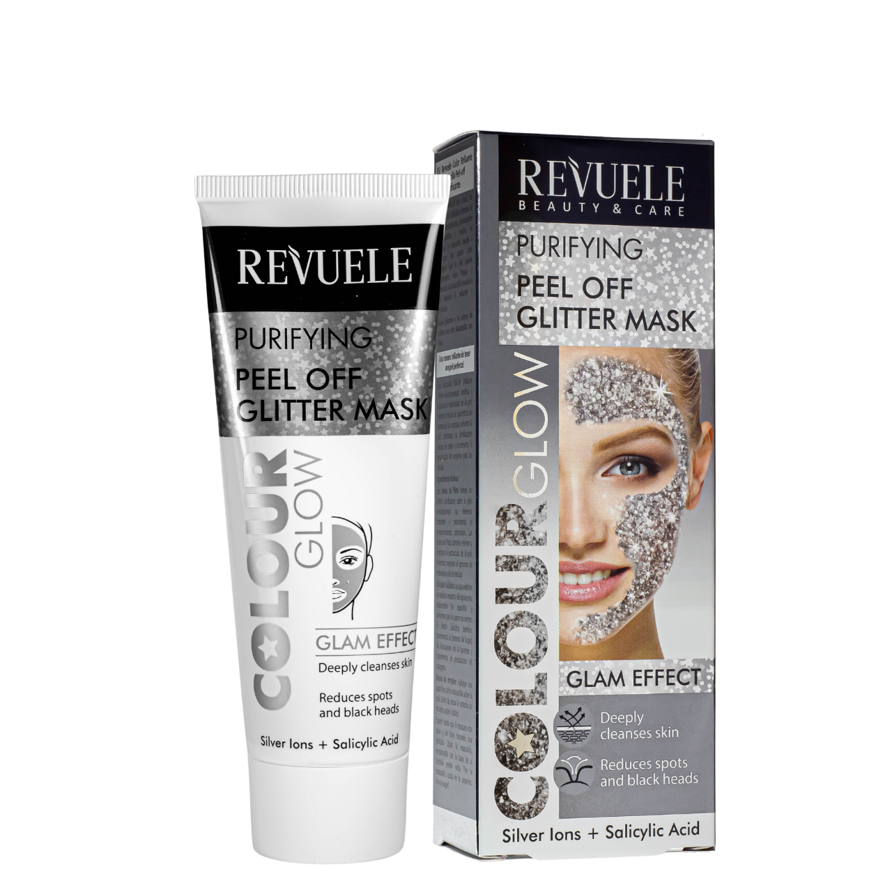 Маска для лица Revuele Color Glow Purifying Peel-Off Glitter Mask очистительная (1805822874)