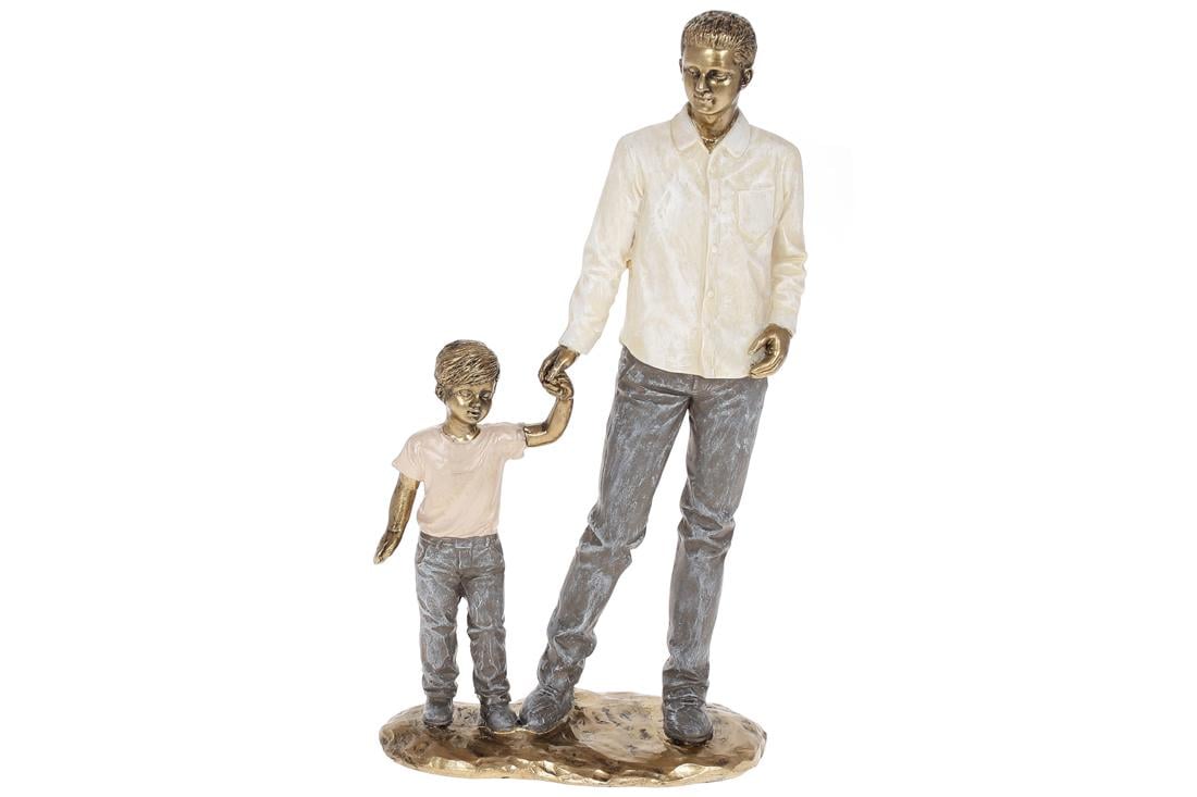 Декоративная статуэтка BonaDi Папа и сын (K07-109)