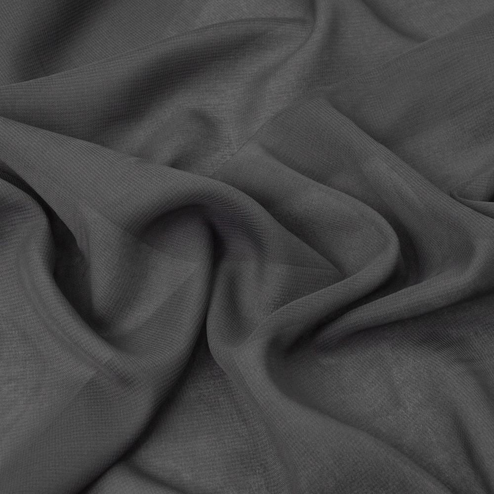 Ткань шифон Мульти Темно-серый (1438556201)