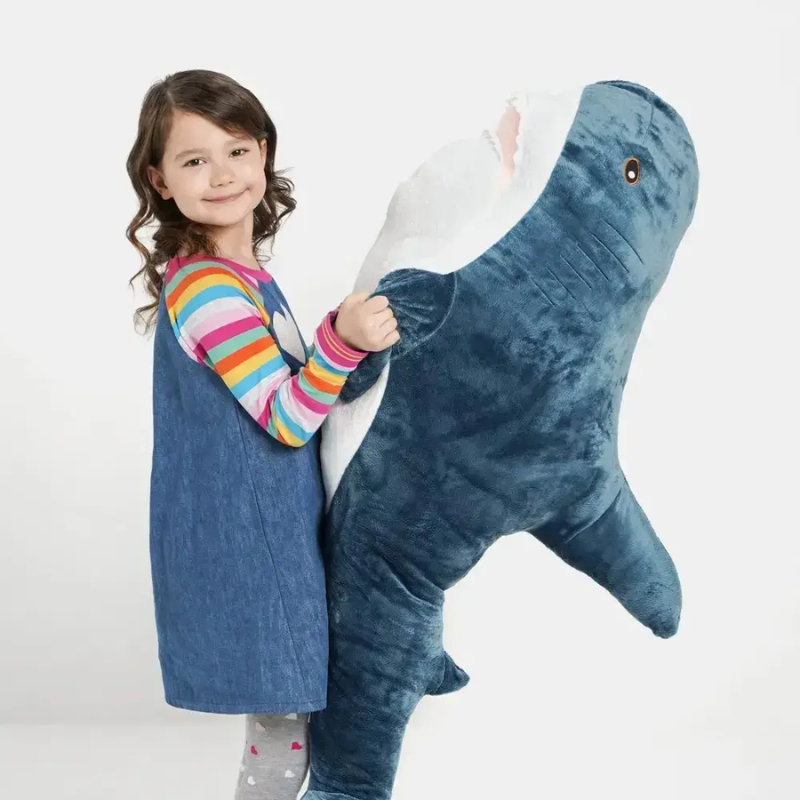 Іграшка велика м'яка Акула подушка дитяча 142 см - фото 6 Іграшка велика м'яка Акула подушка дитяча 142 см - фото 6