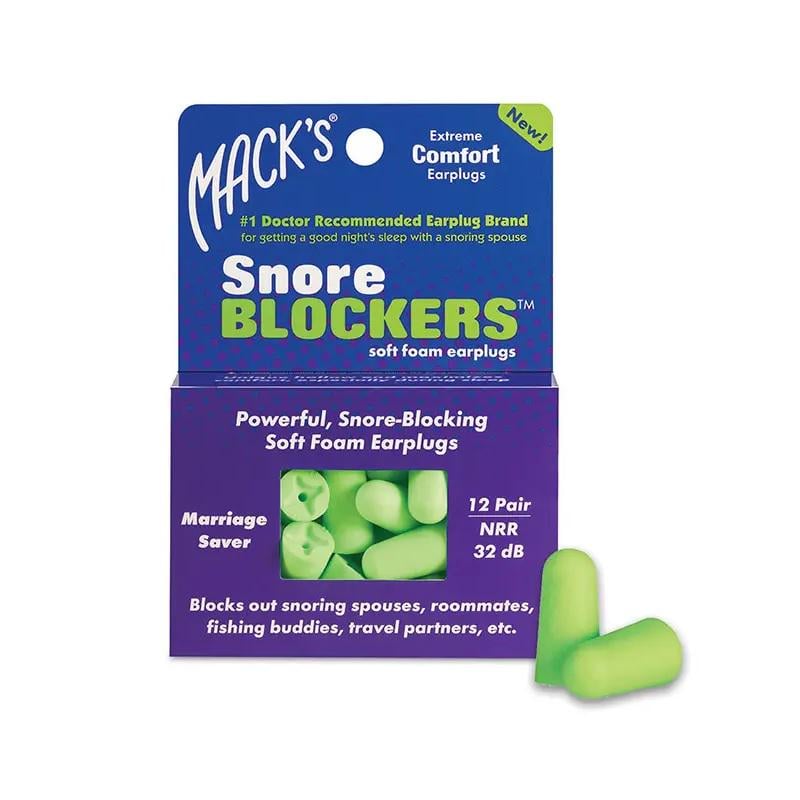 Беруші Mack’s Snore Blockers м'які захист від шуму до 32 дБ 12 пар (9568) - фото 1