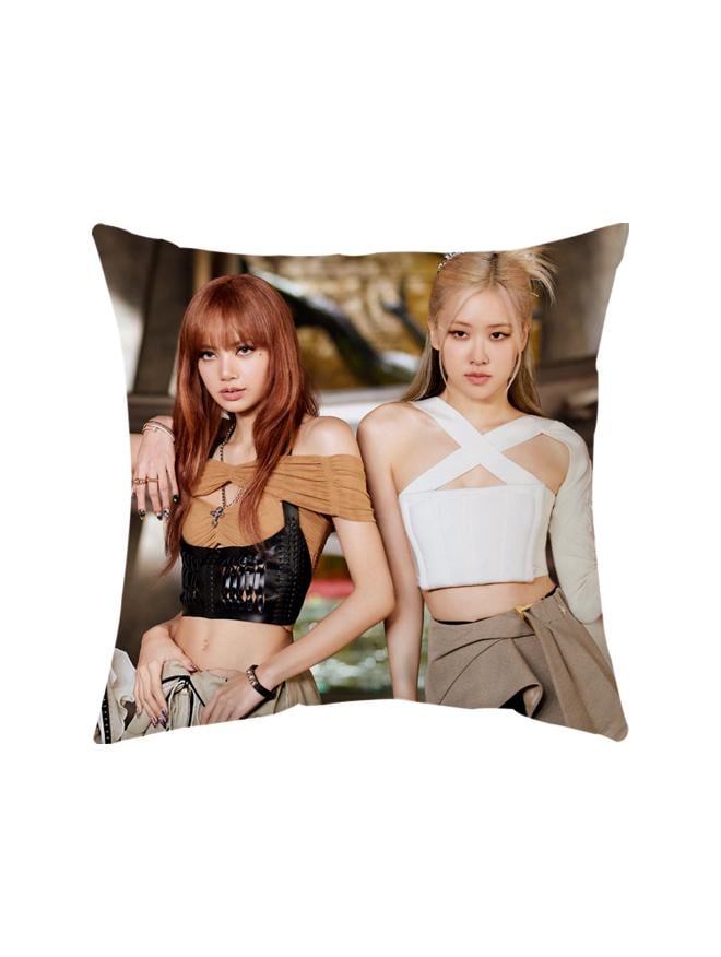 Подушка Blackpink Pink Venom двостороння 25х25 см (y0016)