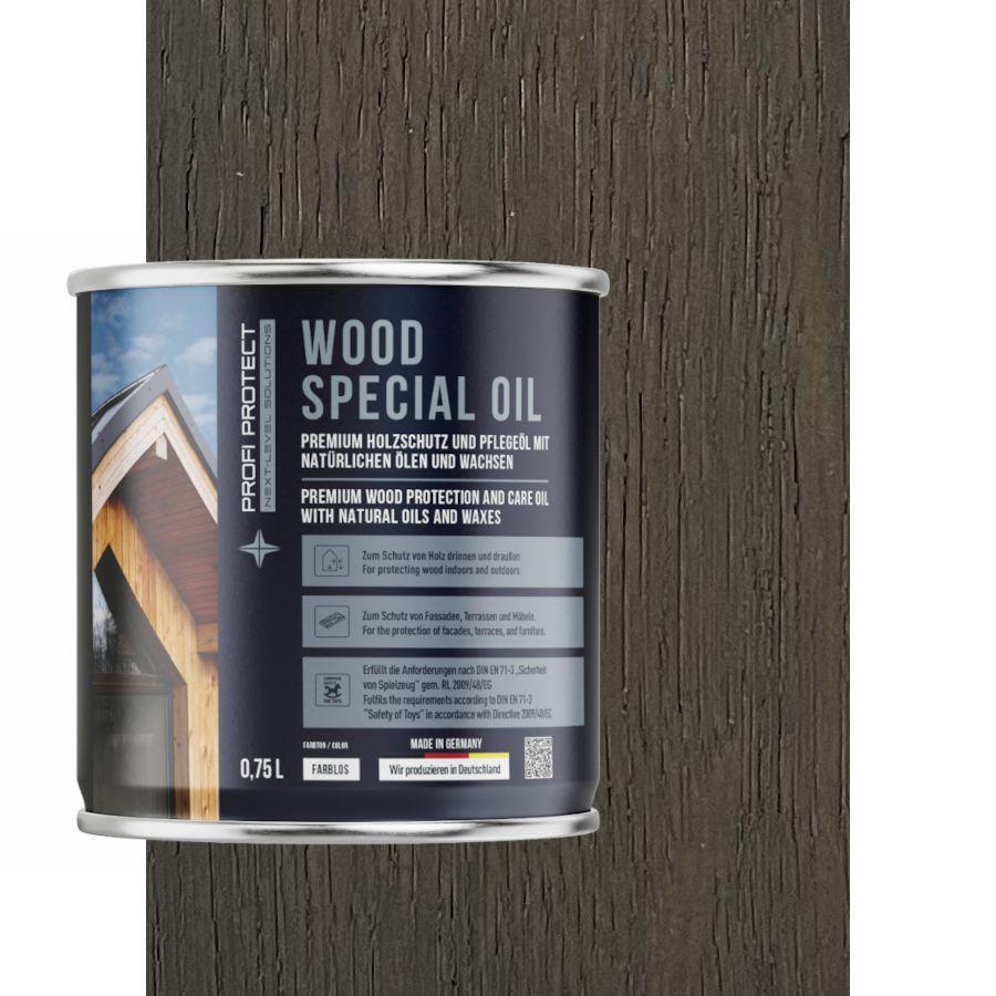 Масло для террас ProfiProtect Wood Special Oil с воском 0,75 л Umbra-Grau-eiche (20758775)