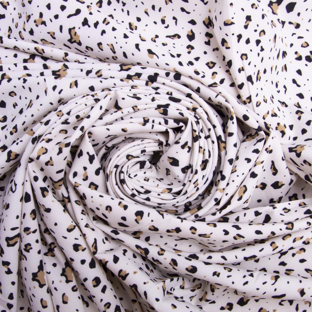 Ткань платевая Super Soft Снежный барс (23917)