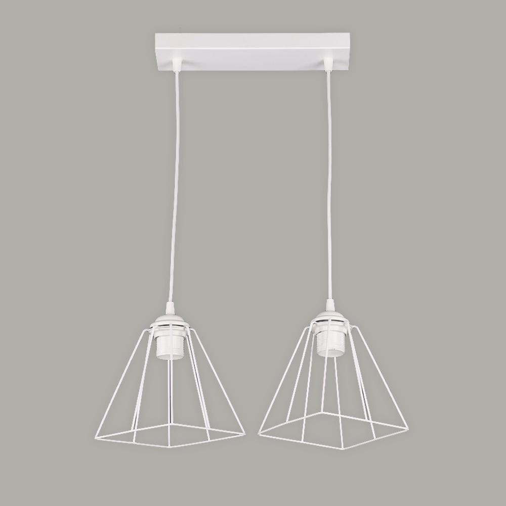 Люстра подвесная лофт Light House SRS-19240/2 WT/WT Белый