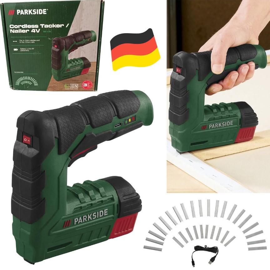 Степлер аккумуляторный PARKSIDE PAT 4 D6 4 В 2000 А-ч (23759670) - фото 2