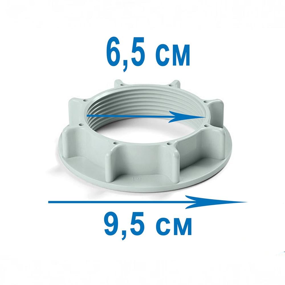 Гайка Intex 10256 для з'єднувача для басейну з отворами 38 мм - фото 2