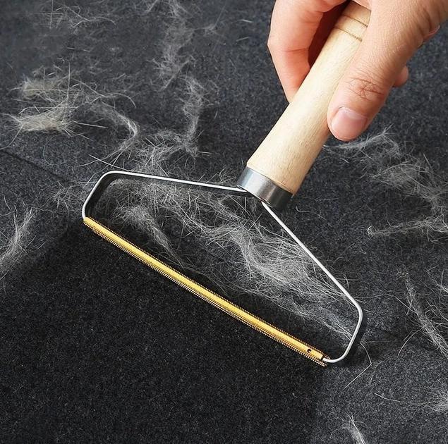 Щітка-скребок двостороння для видалення катишок/ворсу/вовни тварин - фото 2