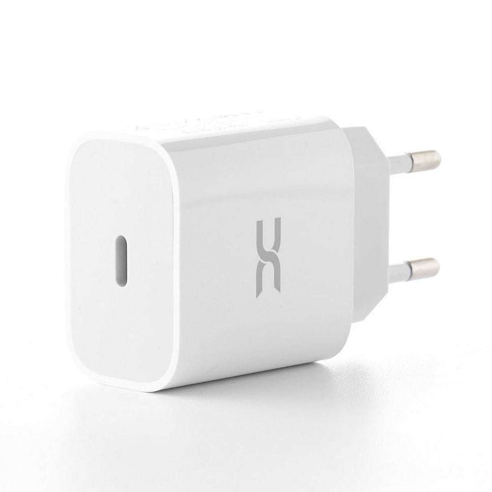 Зарядка швидка DC CA-F19 PD кабель Lightning 20W White (34873) - фото 2