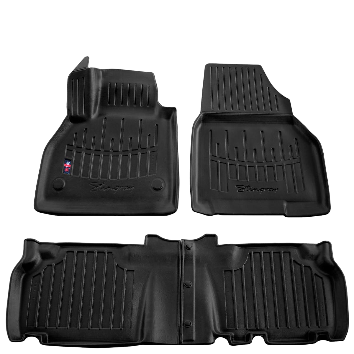 Коврики резиновые Stingray в салон Renault Kangoo 08-19 с бортиком 4 шт. (5018114)