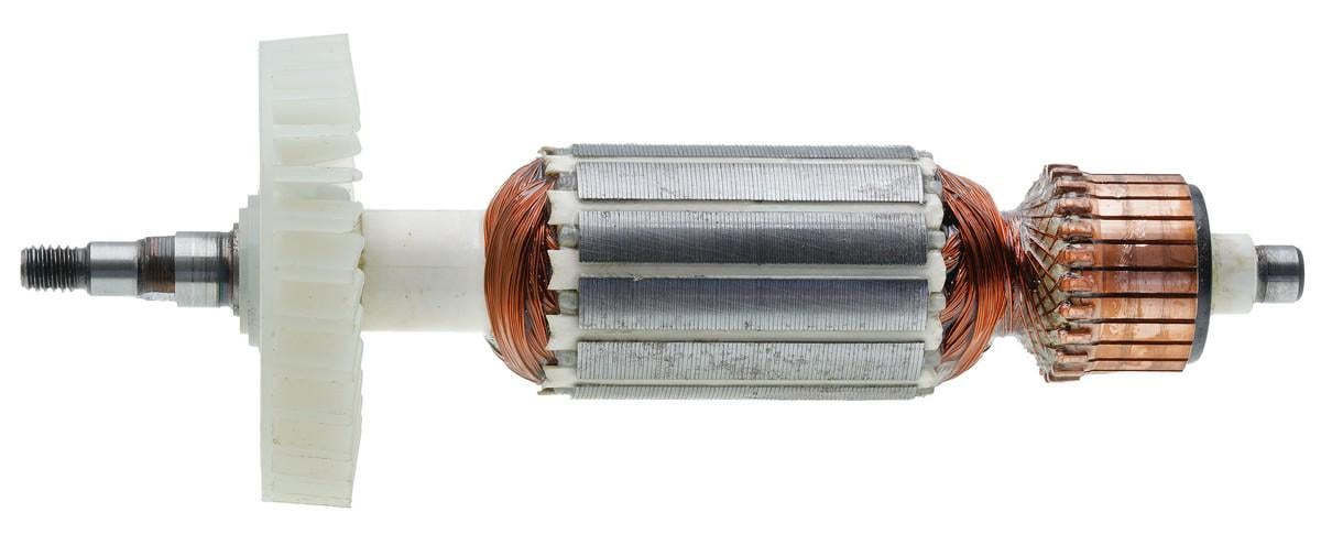 Якорь болгарки УШМ EVO S1M-KZ47-125 150х30 посадка шлиц 7х9 (М6R)