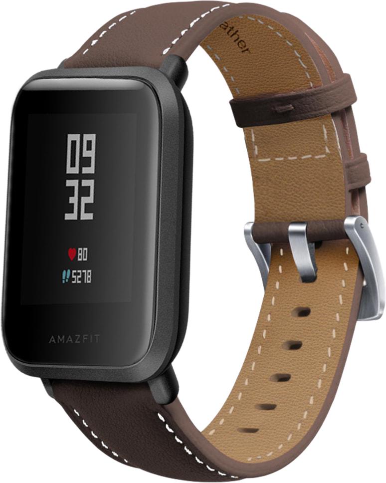 Ремешок кожаный Folsa для Amazfit Bip Dark Brown (31523-05)