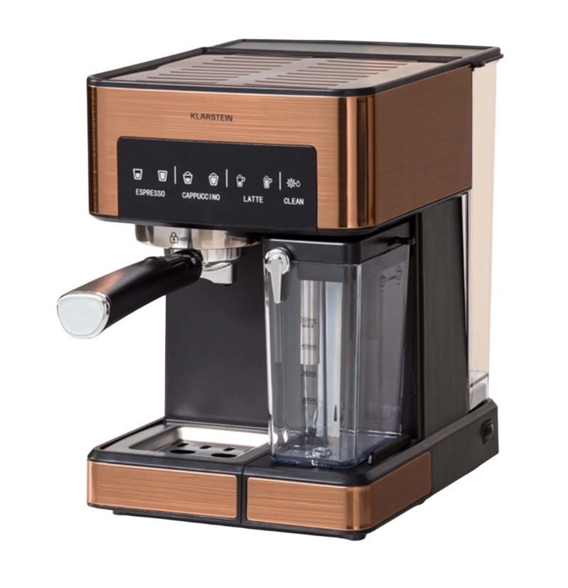 Кофеварка KLARSTEIN Arabica Comfort сенсорная панель управления 1350W Бронзовый (10041524)