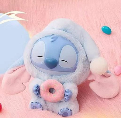 Игрушка мягкая-сюрприз брелок Sleep Series Stitch Miniso Голубой (249-1-WQ)