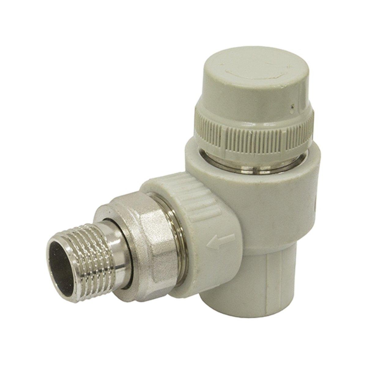 Кран радиаторный термостатический угловой PPR ASG 20 мм 1/2" (1417599575)