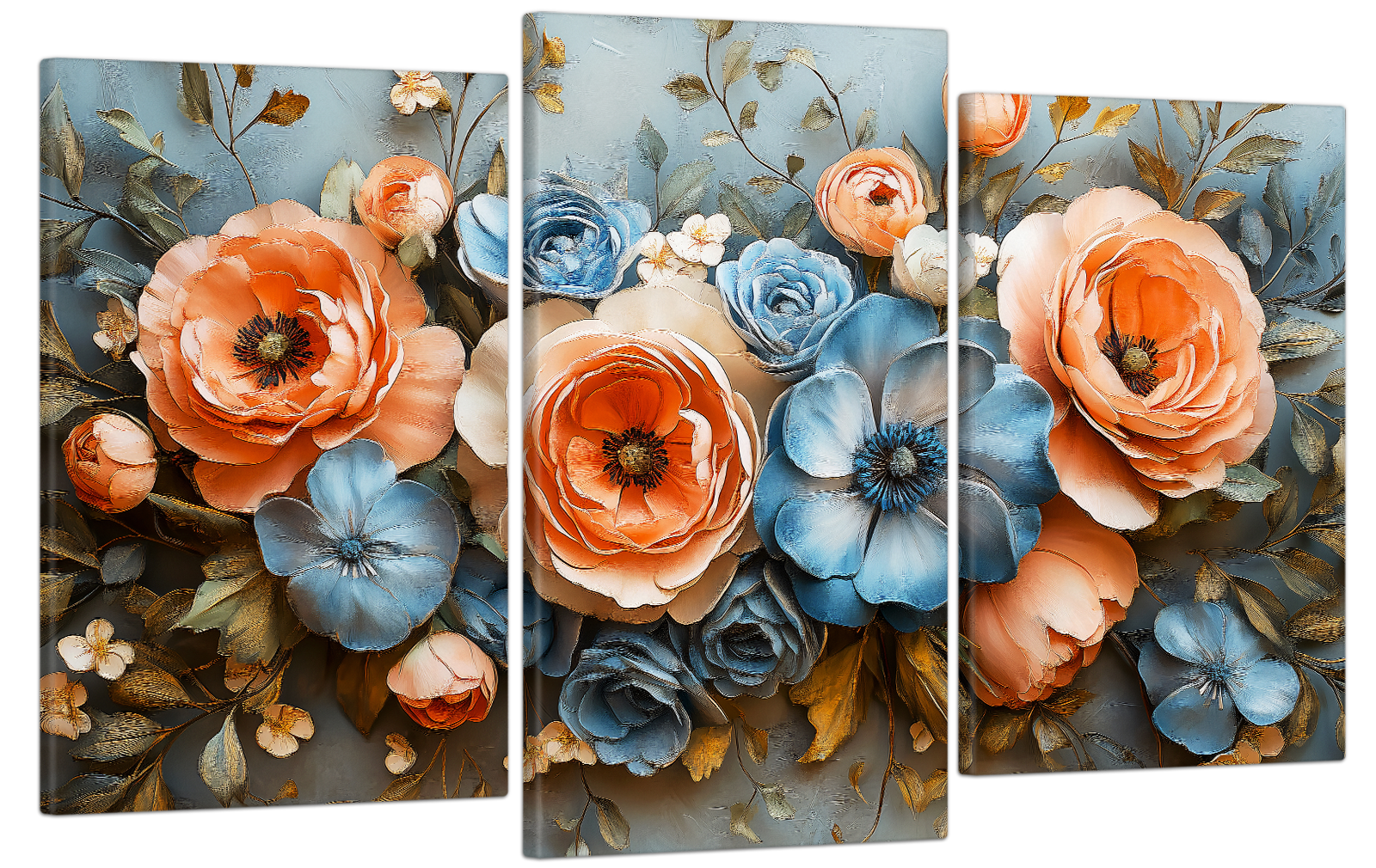 Картина на холсте МАКО Цветочный ковер 53x100 см (MK30547)