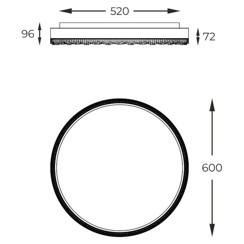 Потолочный светильник Zuma Line FM2304600R-MB REGI - фото 5 Потолочный светильник Zuma Line FM2304600R-MB REGI - фото 5