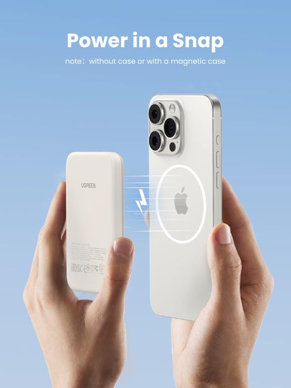 Повербанк Ugreen 5000 mAh 15W White (25207) - фото 12