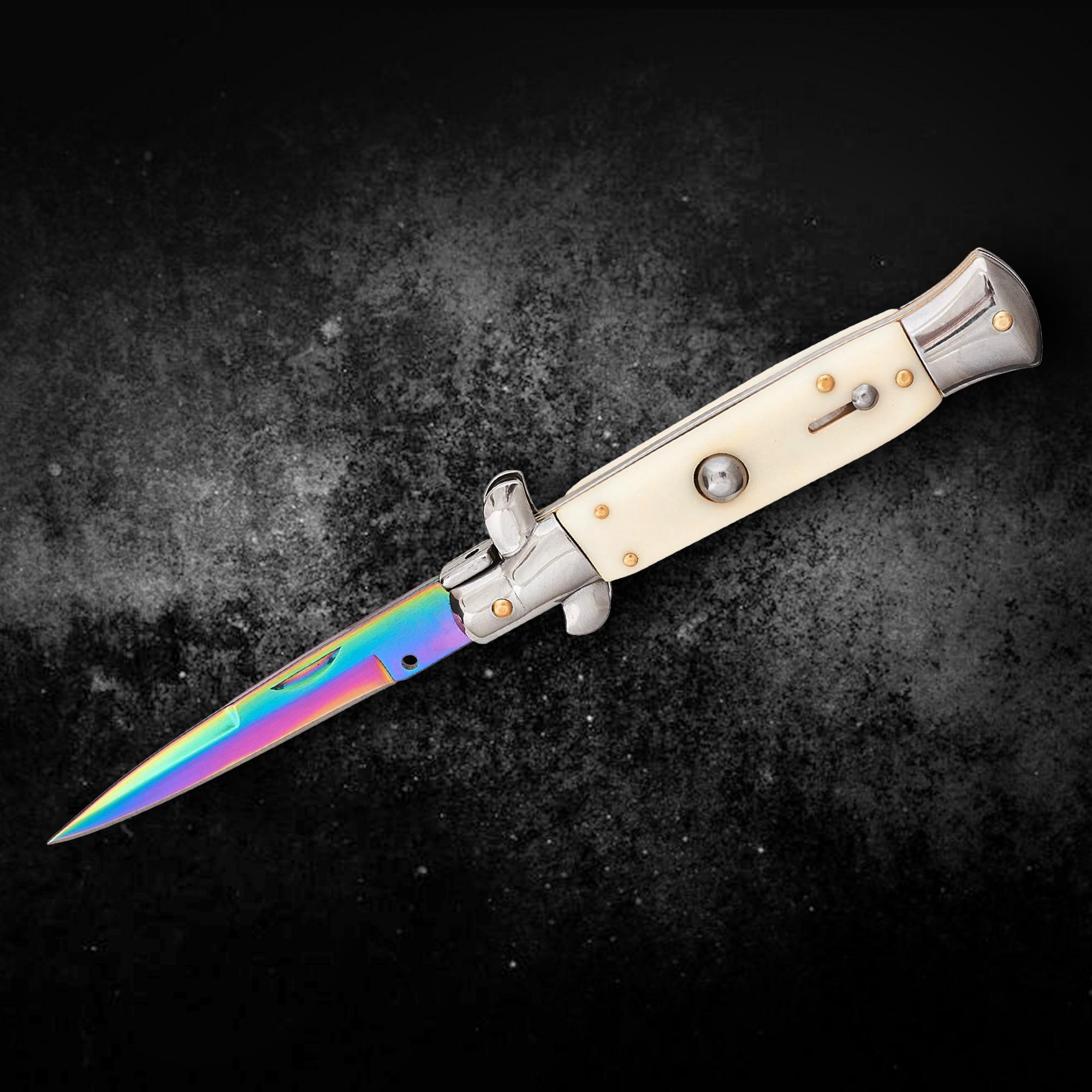 Ніж викидний стилет корсиканець з градієнтом (24055396)